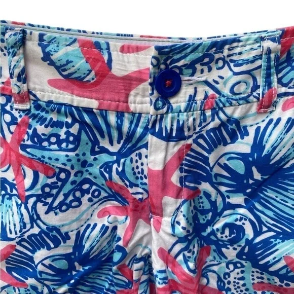 Lilly Pulitzer She Sells Sea Shells Callahan Shorts | Size:2 - Picture 3 of 14